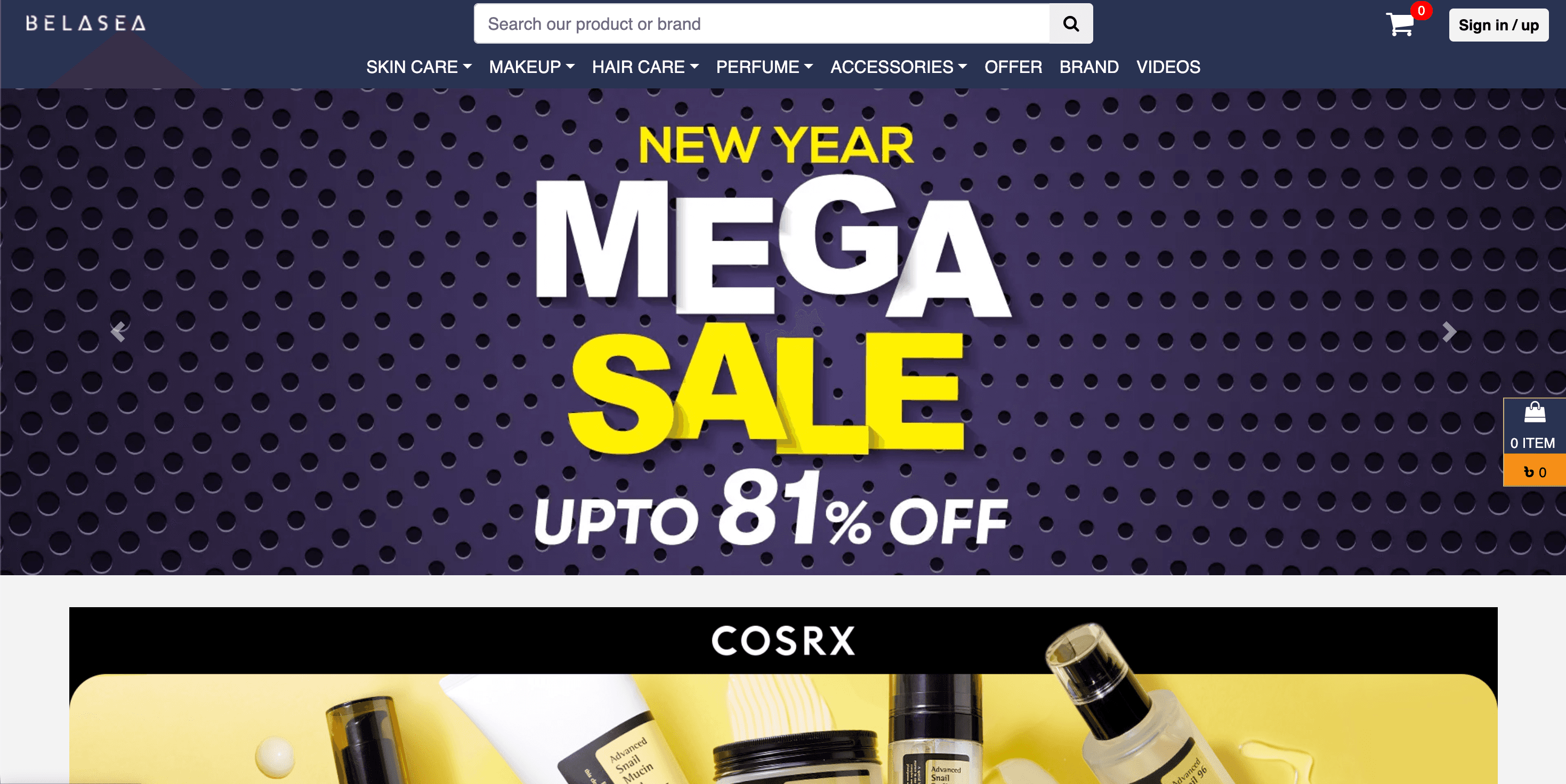 Belasea — Beauty eCommerce Mobile App