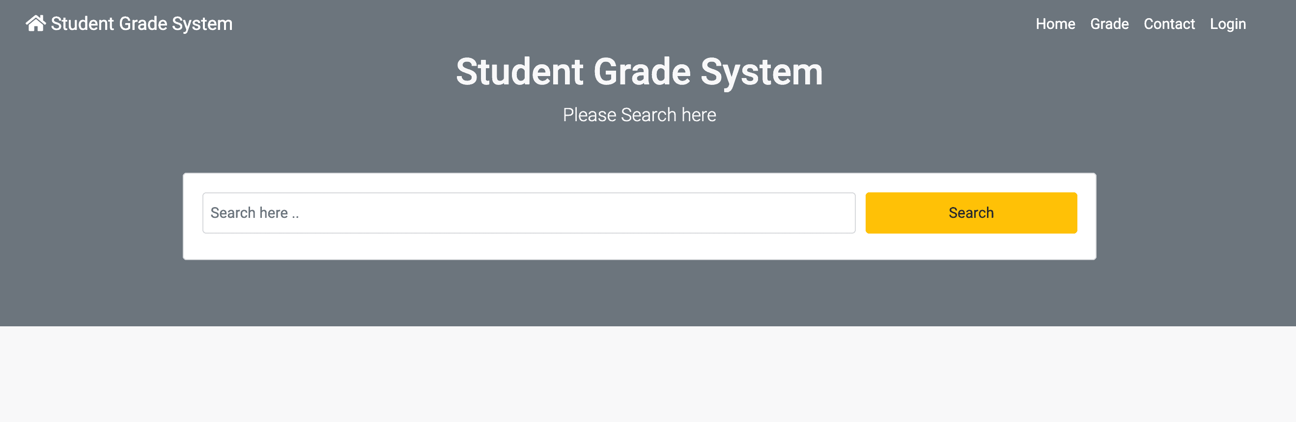 Student Grade System Portal for PW College